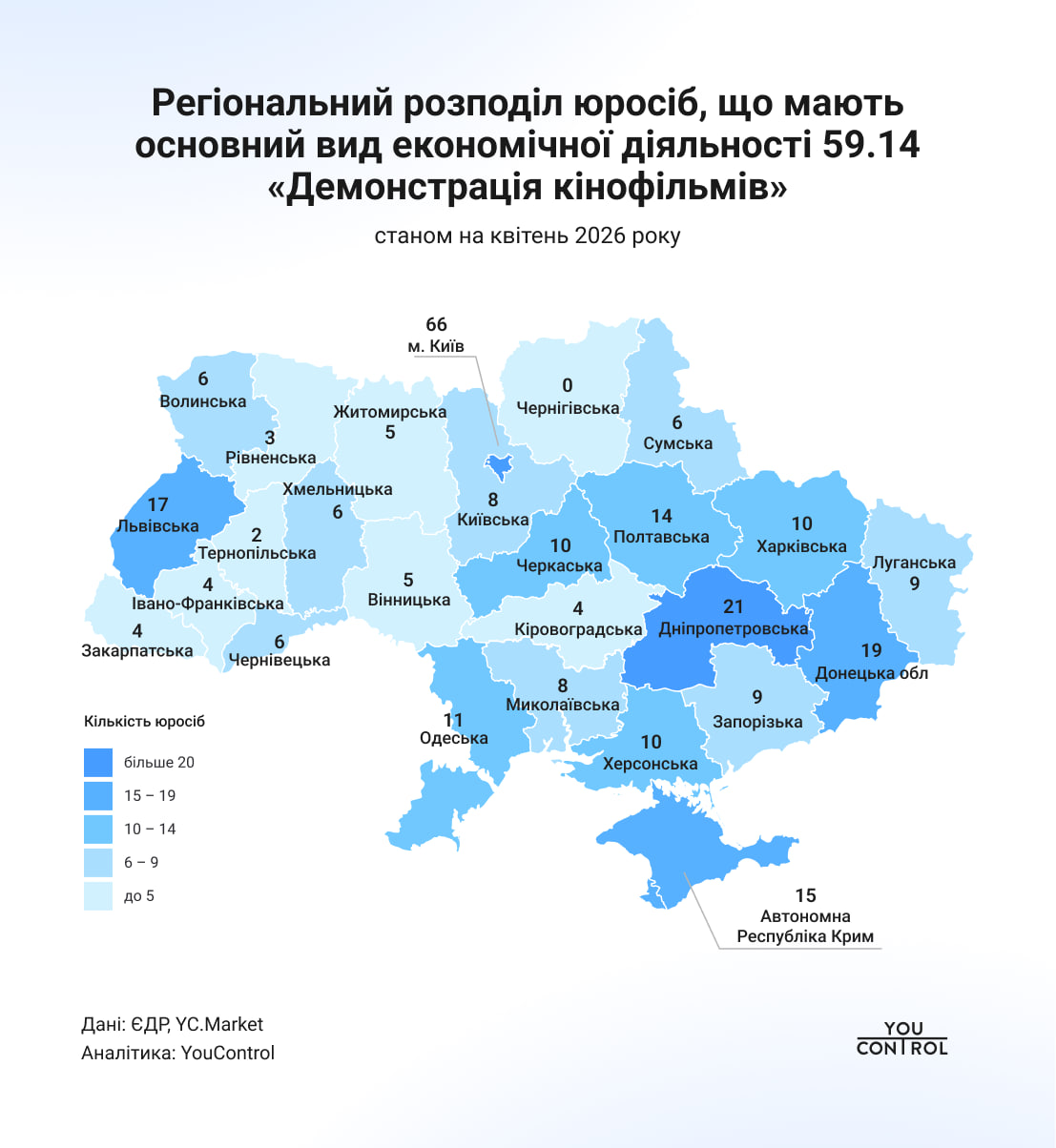 Фото до матеріалу: Кіровоградщина — серед аутсайдерів за кількістю кінотеатрів в Україні