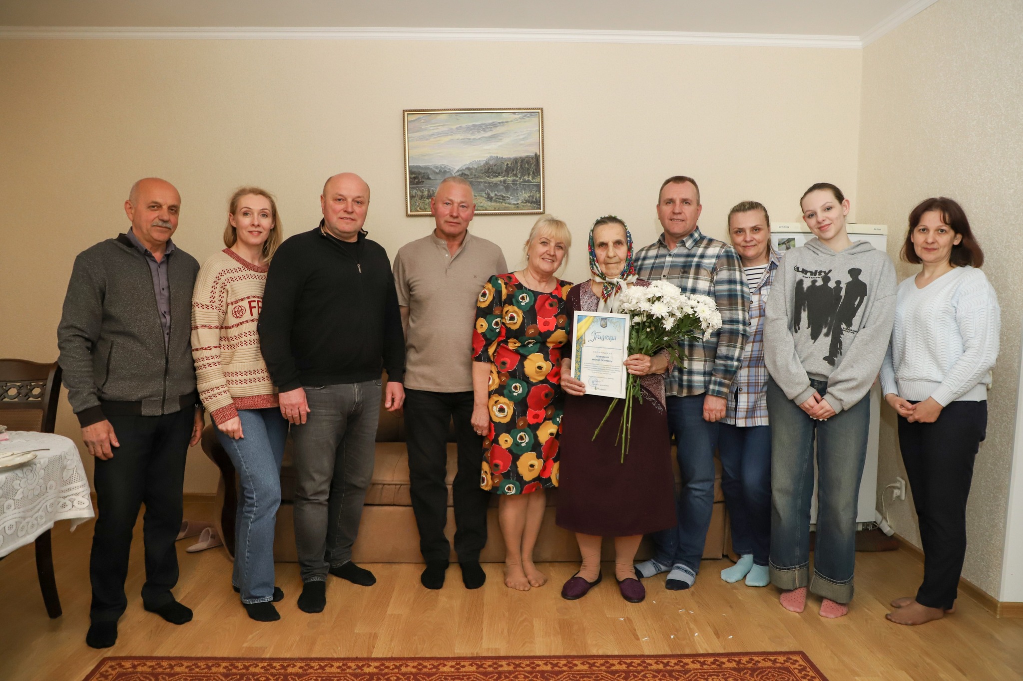 Фото до матеріалу: 90-річний ювілей легендарної агрономки Марії Демченко у Сосонці