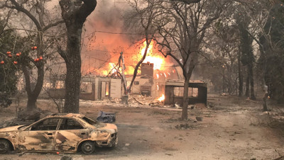 Фото до матеріалу: Лісова пожежа в Каліфорнії стала найбільшою в історії штату