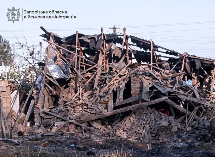 Фото до матеріалу: Ніч 9 травня: Росія атакувала Україну балістикою та 43 дронами, є загиблі та поранені