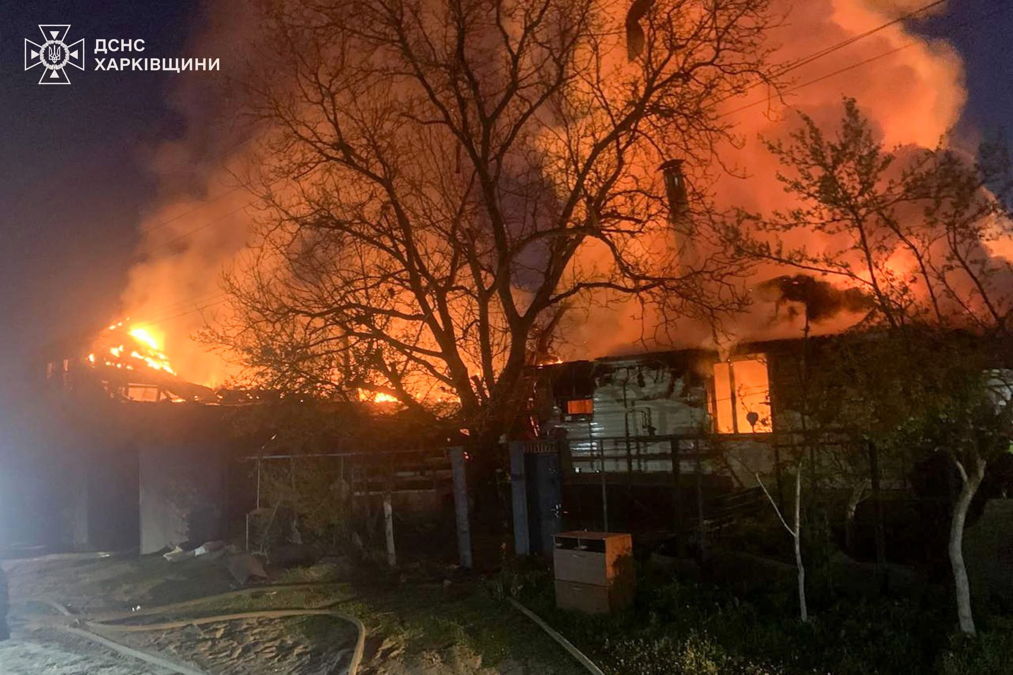 Фото до матеріалу: У Васищевому під час атаки дронів постраждали шестеро людей