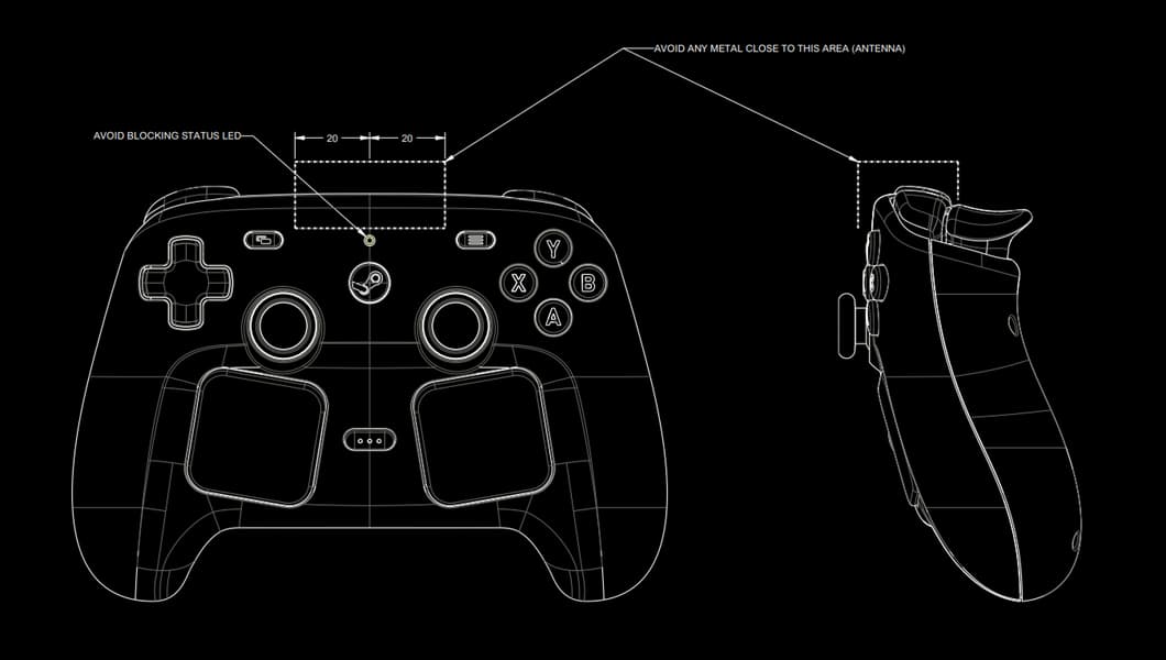 Фото до матеріалу: Valve надала CAD-файли для Steam Controller 2: моддери можуть друкувати власні корпуси